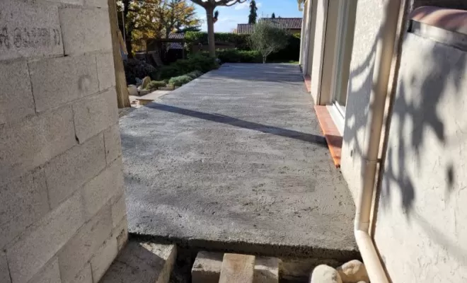 Dalle béton 