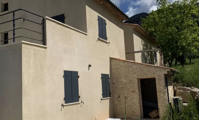 Construction maison, Riez, maçonnerie Da Silva Pedro.
