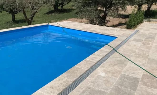 Construction piscine, Riez, maçonnerie Da Silva Pedro.
